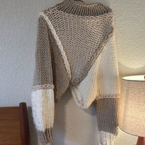 Chunky Knit Colorblock Sweater
